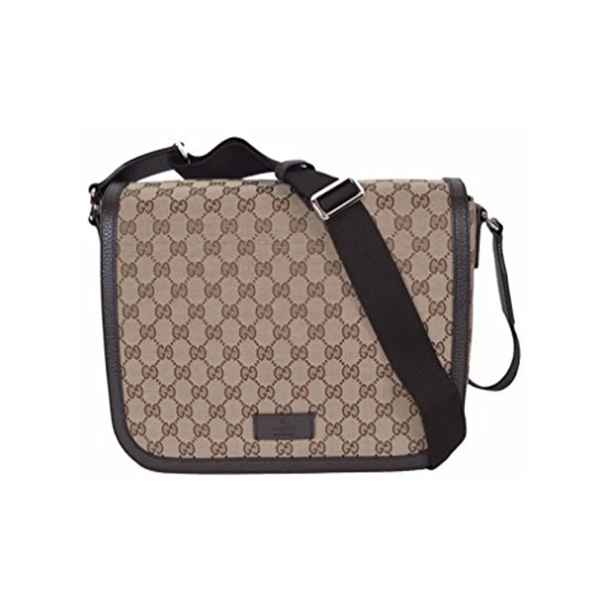 Gucci GG Guccissima Large Beige Canvas Crossbody Messenger Bag 449171